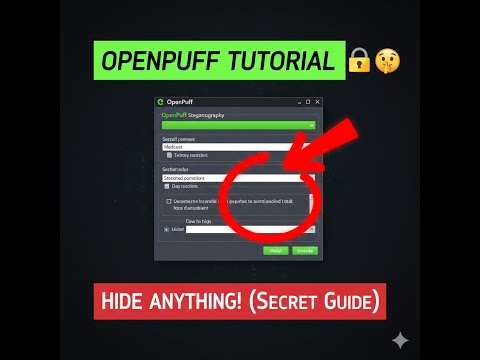 OpenPuff Steganography Tutorial | Hide and Unhide secret file