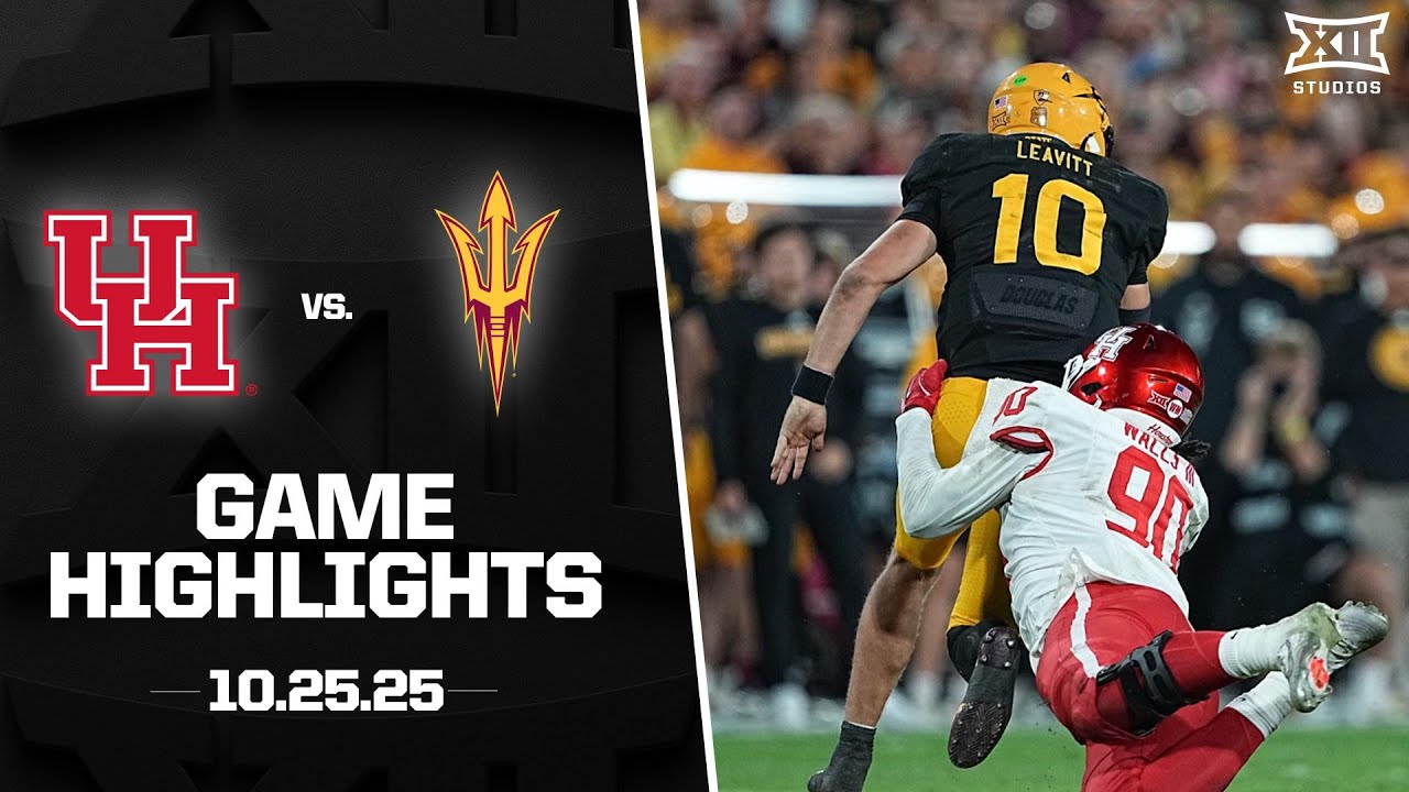 Houston Beats #24 Arizona State in 2025 Football 🏈