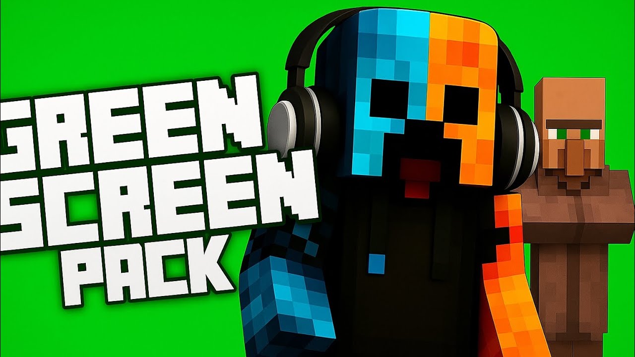 Minecraft Green Screen Pack 2025 – Amazing Effects!