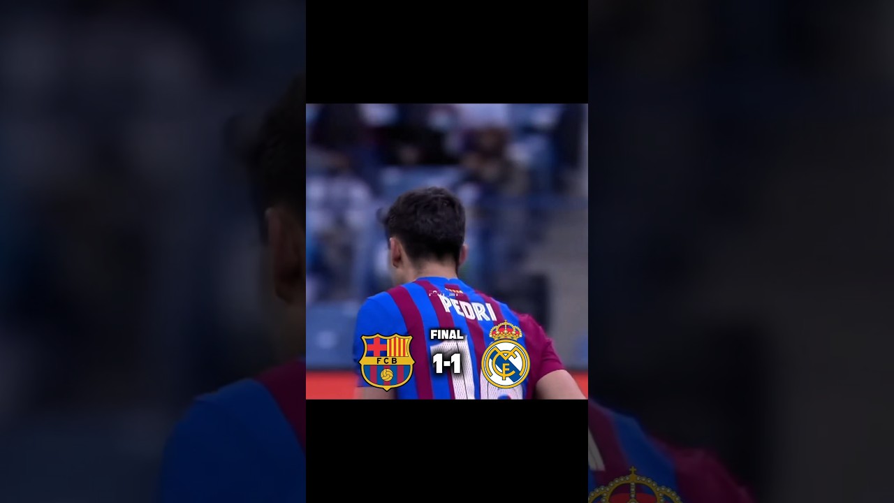 Epic Battle: Barcelona vs Real Madrid 🏆 2021/22 Final Showdown!