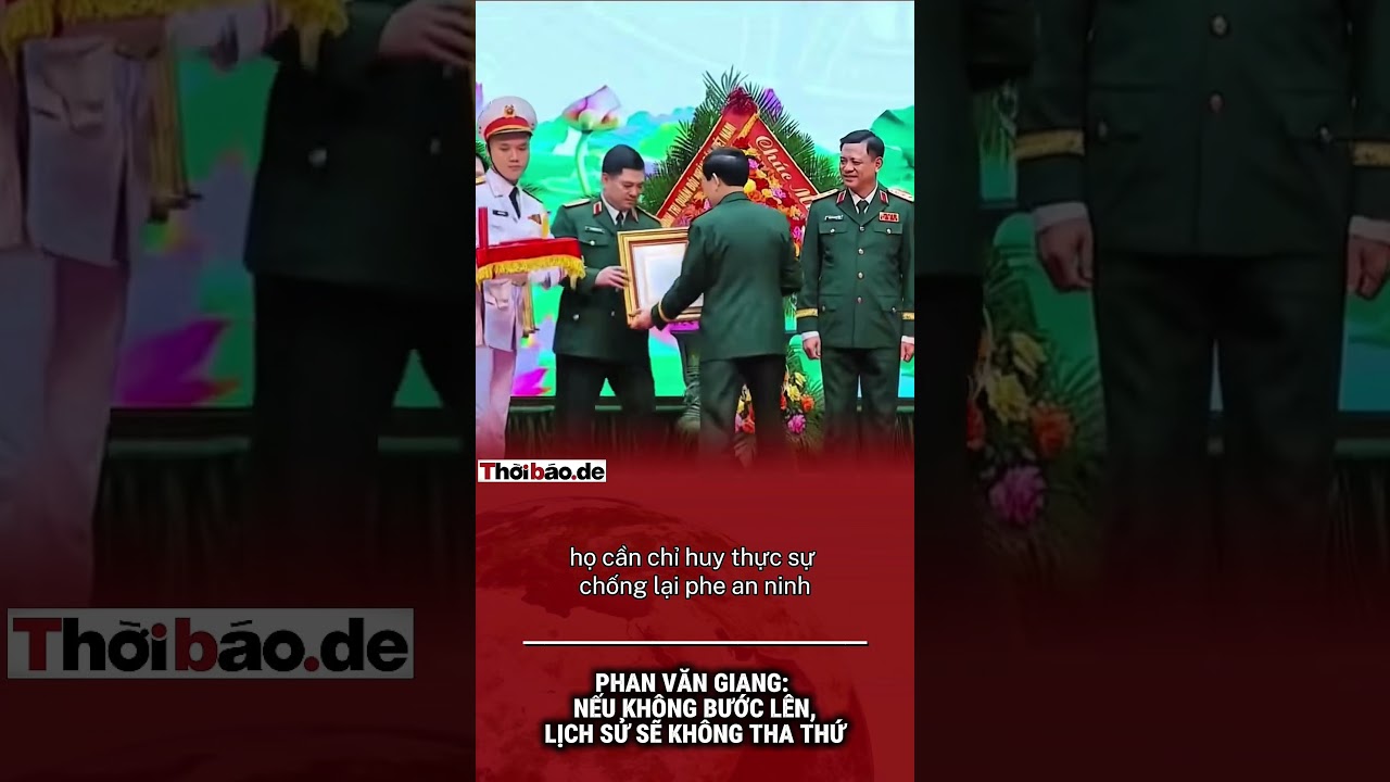 Phan Văn Giang Warns: Failure to Act Will Be Forgotten by History ⚠️