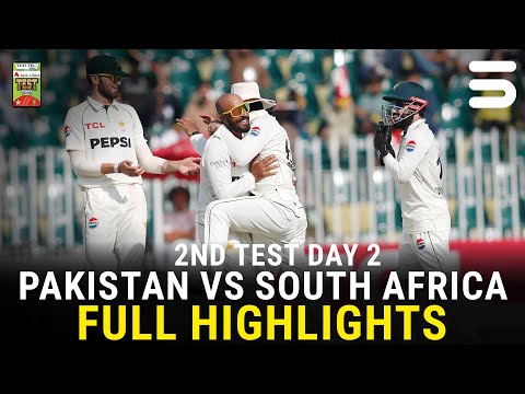 Full Highlights | Pakistan vs South Africa Test Series 2025 | 2nd Test Day 2 | PCB | M3U1U