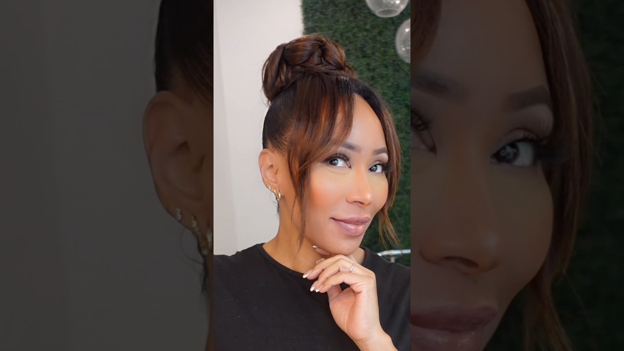 Braiding Hair Updo✨ #hair #blackhair #teamkailyn