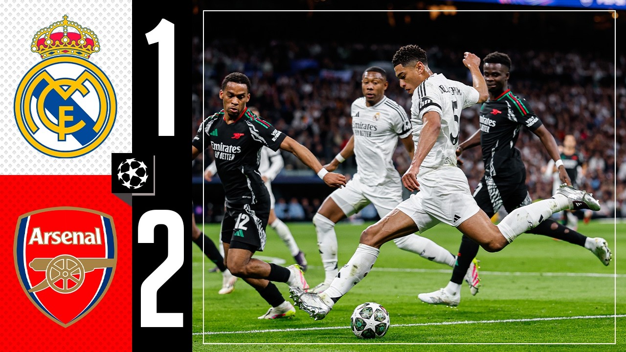 Real Madrid 1-2 Arsenal | Champions League Shock