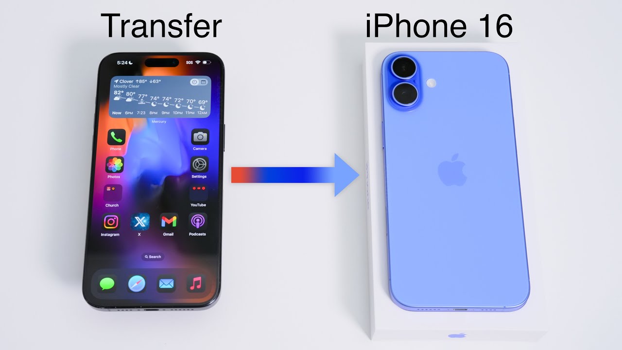 Transfer Data from Old iPhone to iPhone 16 📱