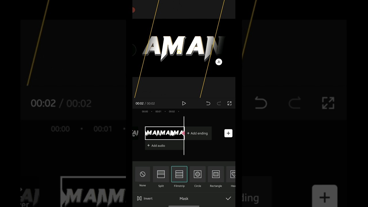 Capcut Cinematic Name Reveal π¬