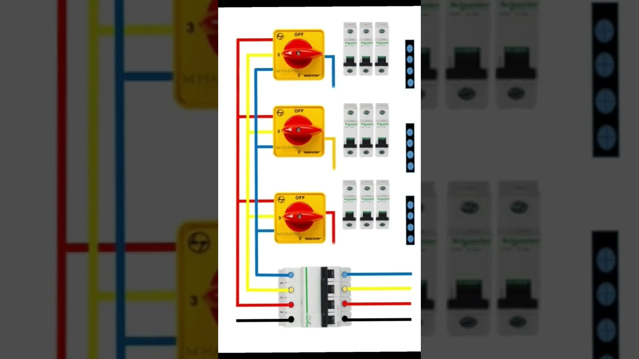 3-Phase Supply Selector Switch Manual Connection ⚙️