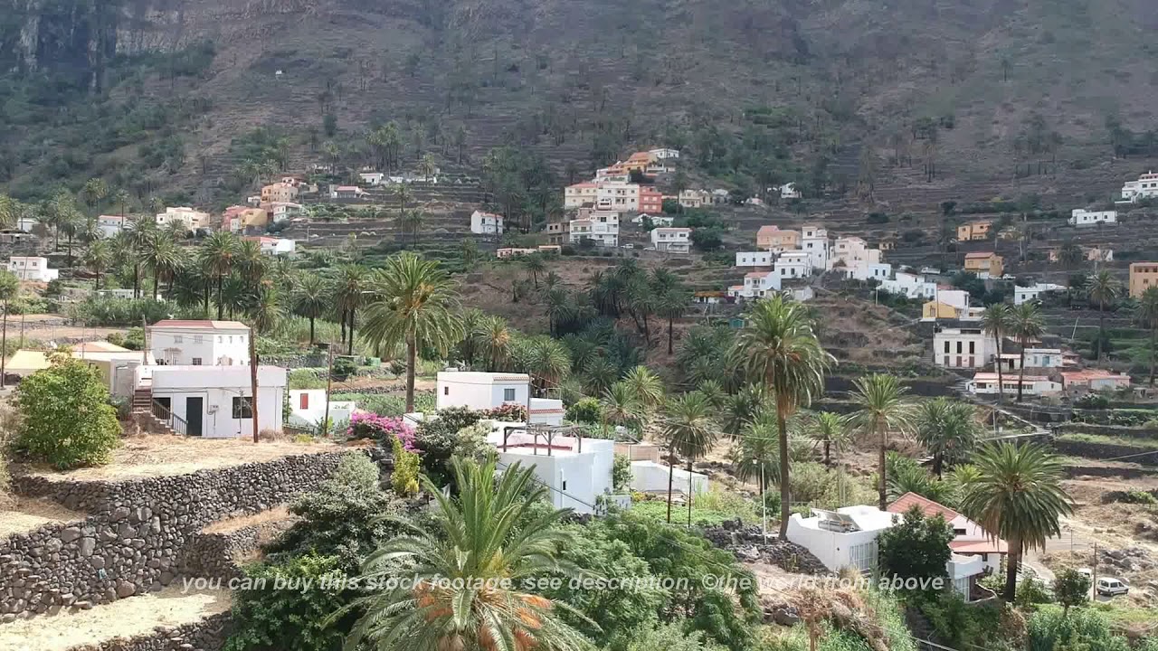 Aerial Drone Footage of Valle Gran Rey, La Gomera 🌄