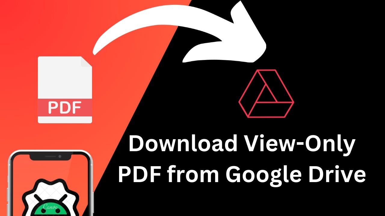 How to Download View-Only PDFs from Google Drive on Android (2025)