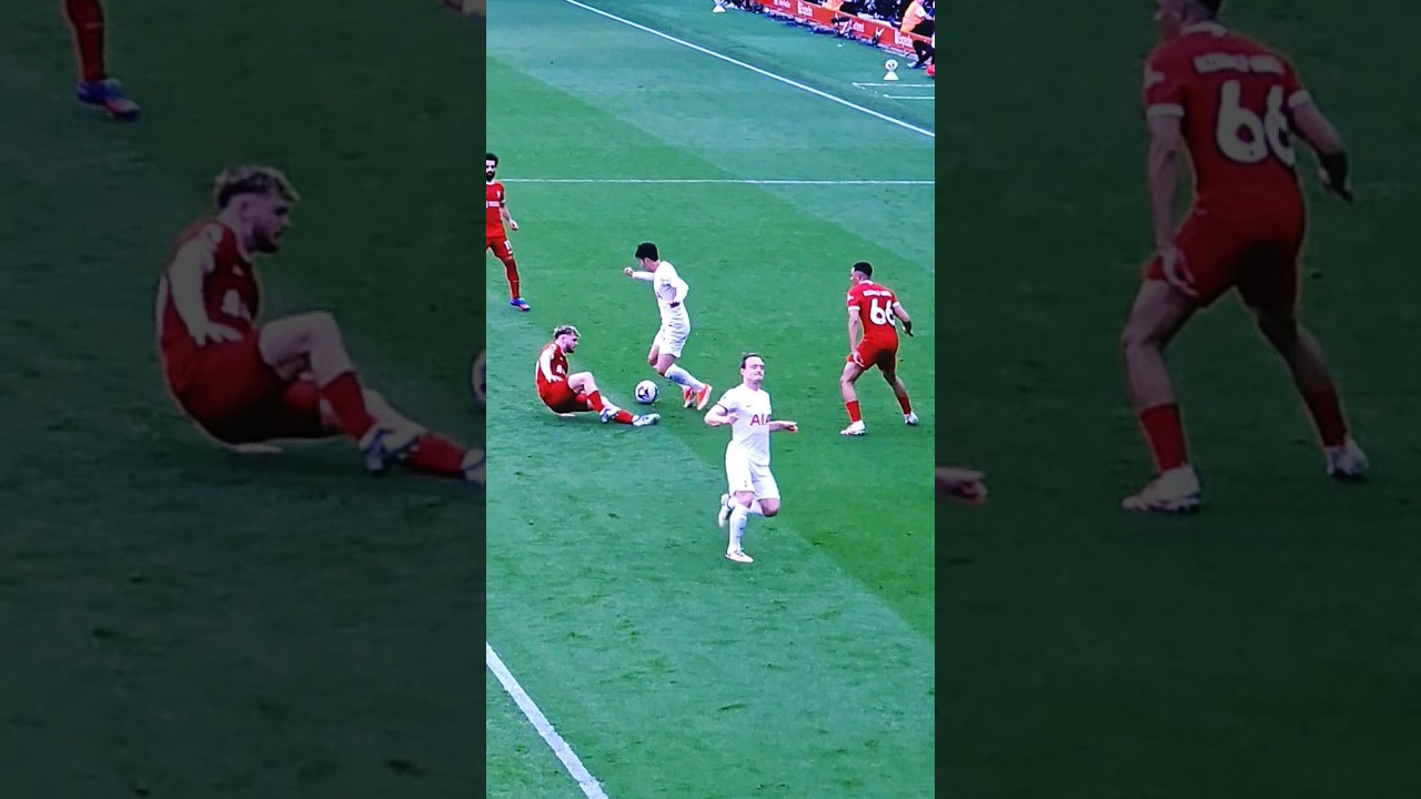 손흥민의 폭풍 드리블, 리버풀 3명을 제치다! ⚽