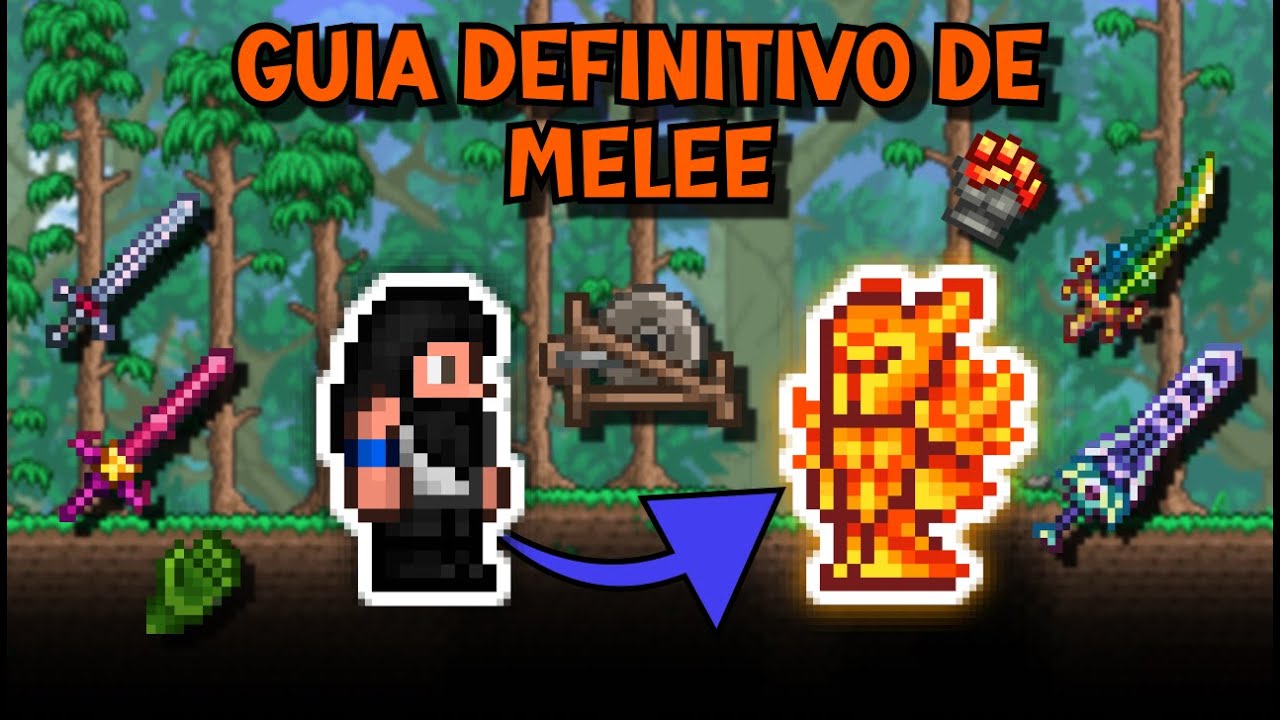 Guia Completo de Progressão de Melee no Terraria 1.4.4.9