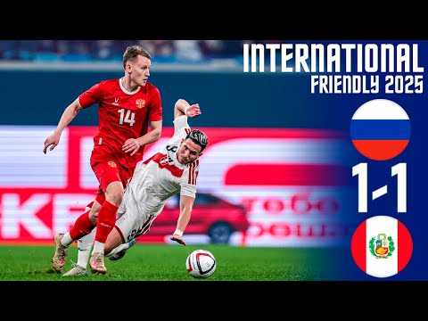 Rusia vs Perú 1-1 Resumen y Goles | Amistosos Internacionales 2025