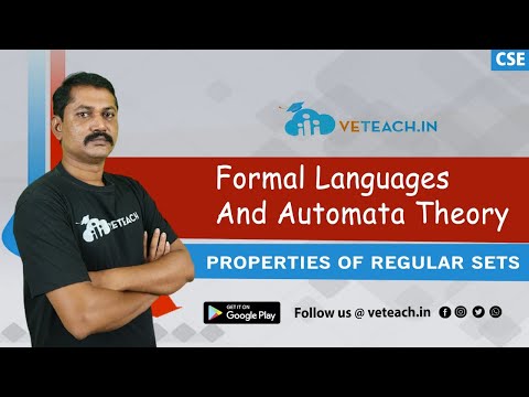 Properties of Regular Sets || Formal Languages and Automata Theory || CSE || JNTU-K