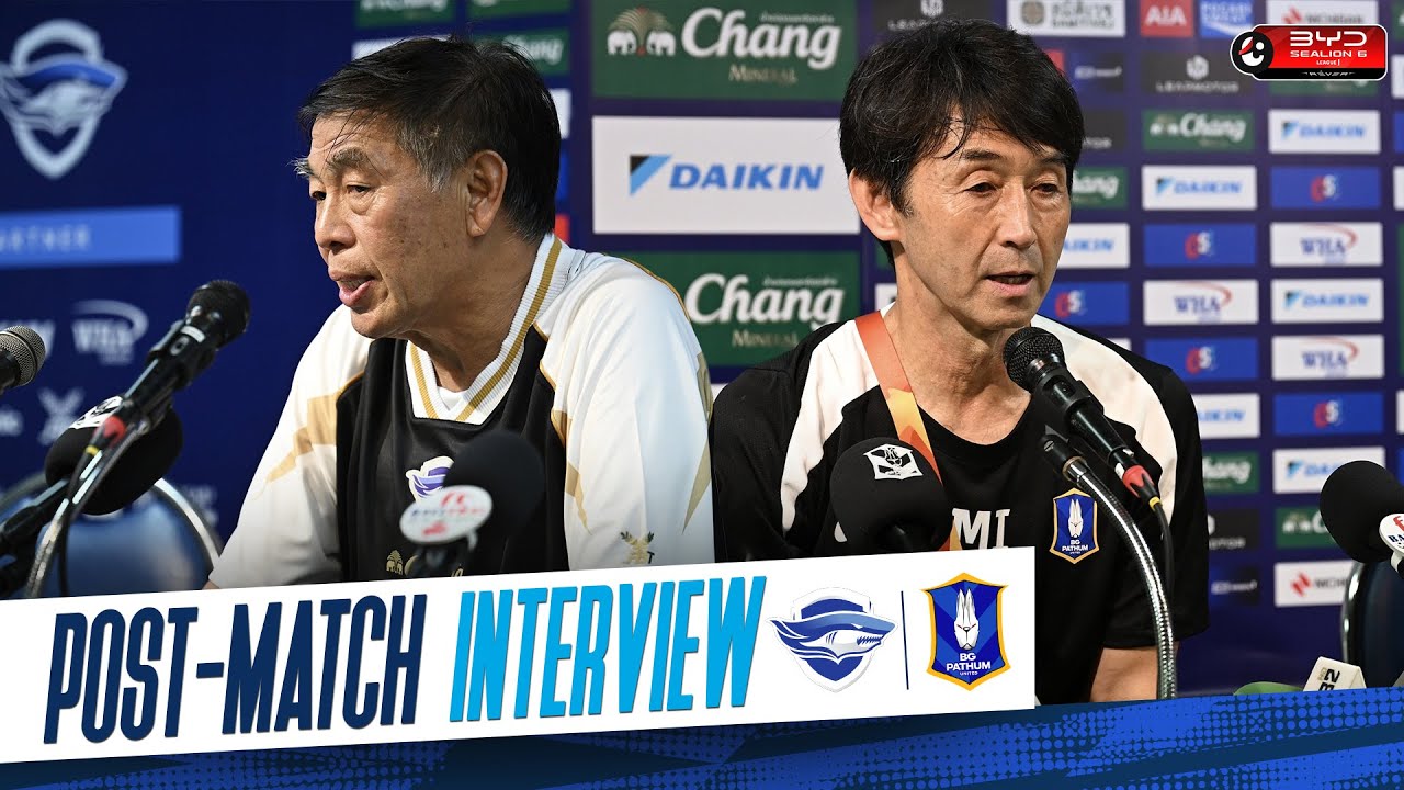 Post-Match Interview: Chonburi FC 1-2 BG Pathum United | BYD Sealion League 2025/26 🏆