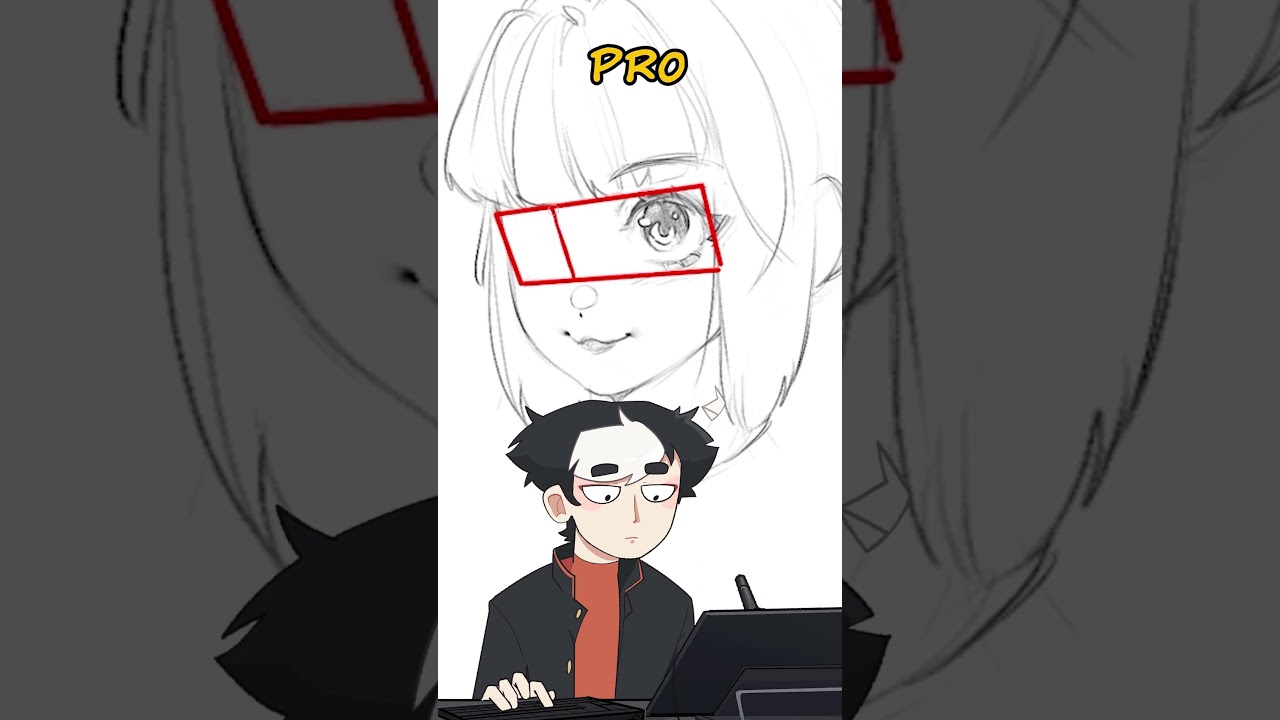 🎨Noob VS Pro: Olhos #shorts