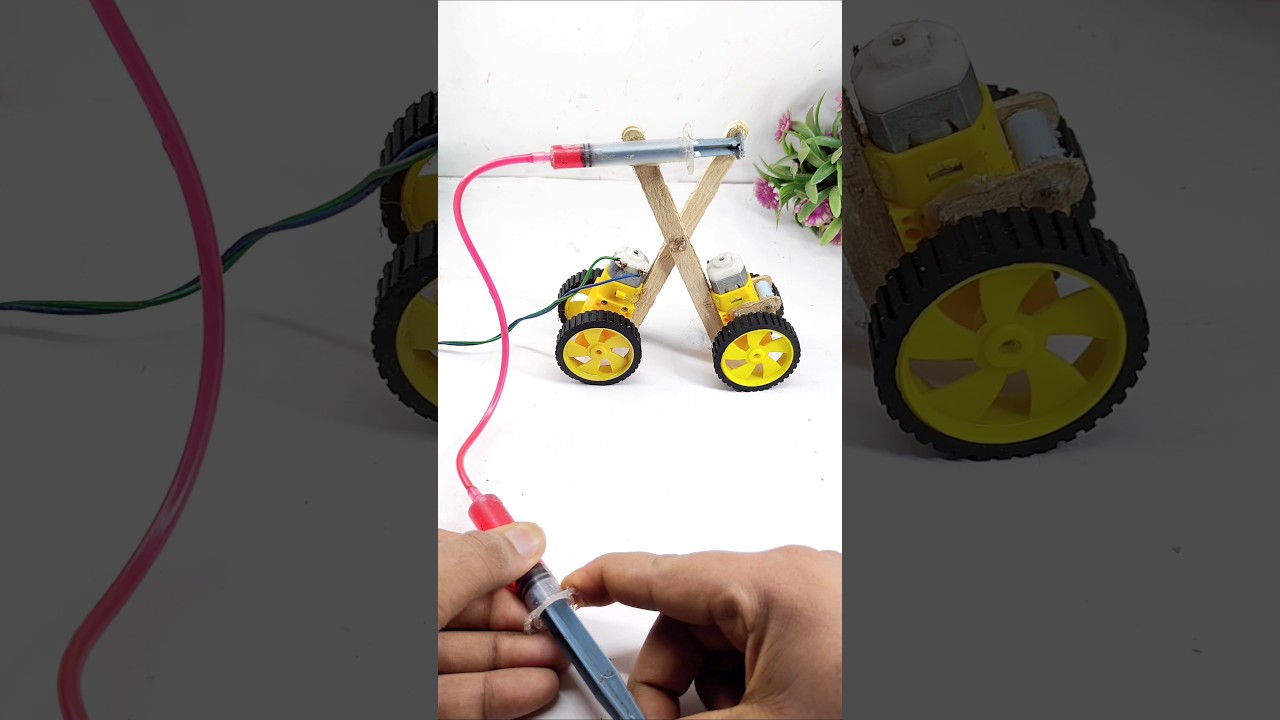 Foldable Car Mechanism | Easy Hydraulic DIY π