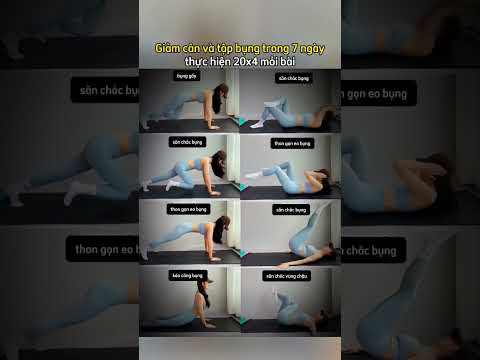 các bài tập giảm mỡ bụng hiệu quả #yoga