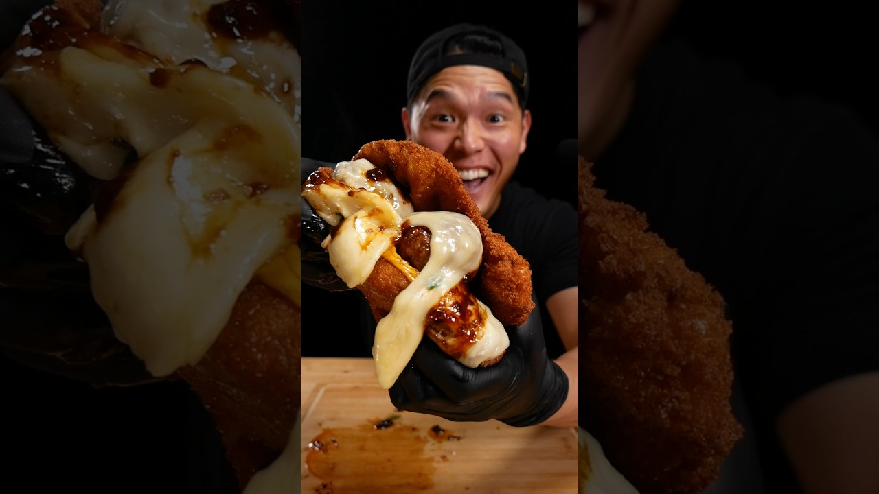 Delicious Fried Chicken & Meatball Sandwich 🍔