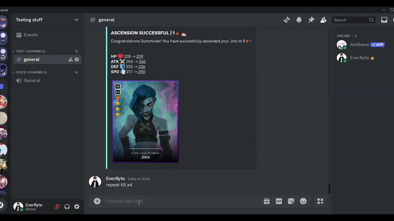 AniGame Card Leveling & Ascension Guide ๐
