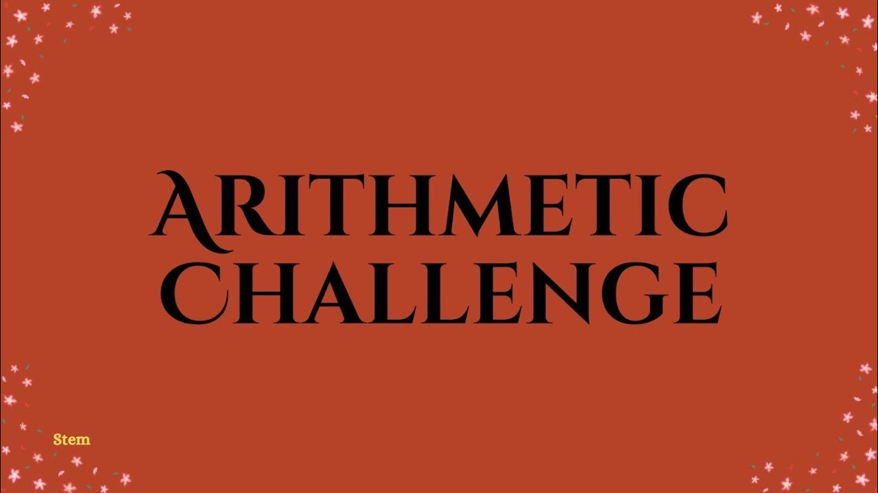 Ultimate Arithmetic Challenge: Boost Your Speed with Addition, Subtraction, Multiplication & Division! âš¡
