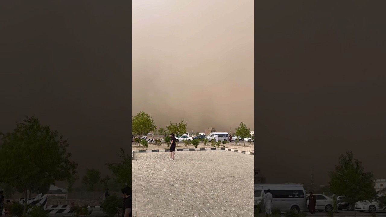 Severe Storm Warning Heading Towards Lahore π΅π° β Stay Prepared!