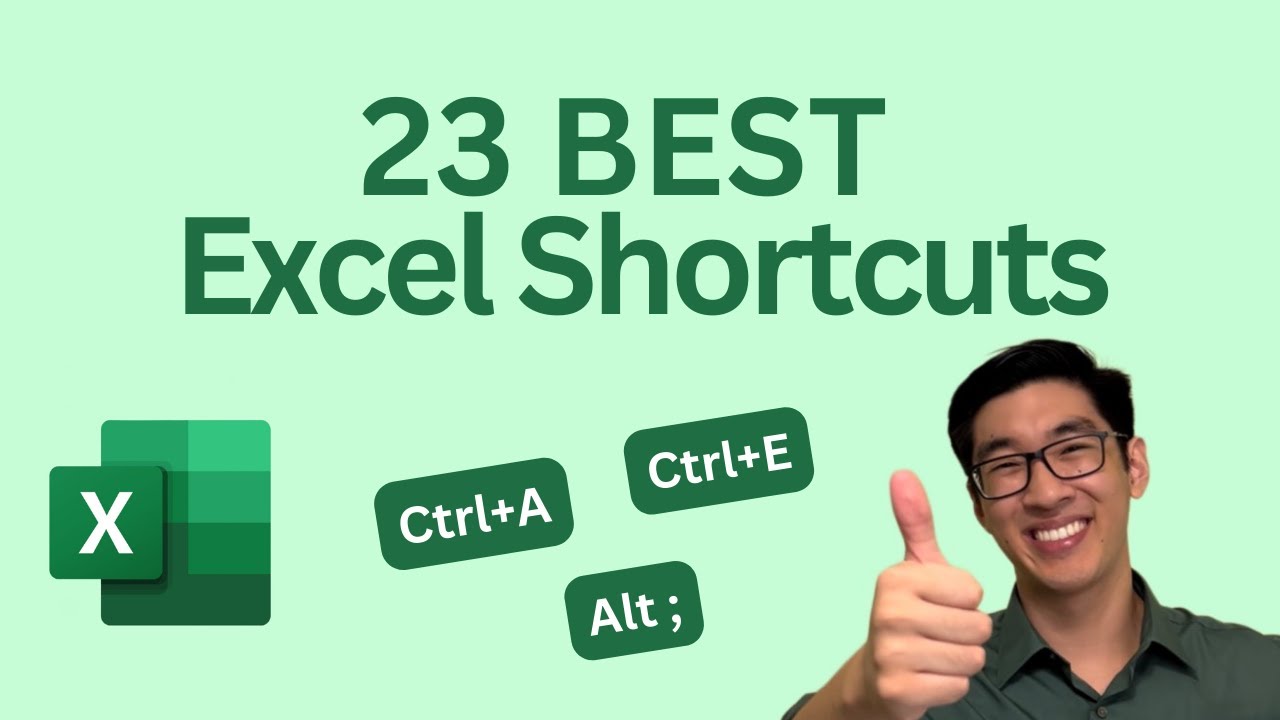 Must-Know Excel Shortcuts for Faster Work ⏱️