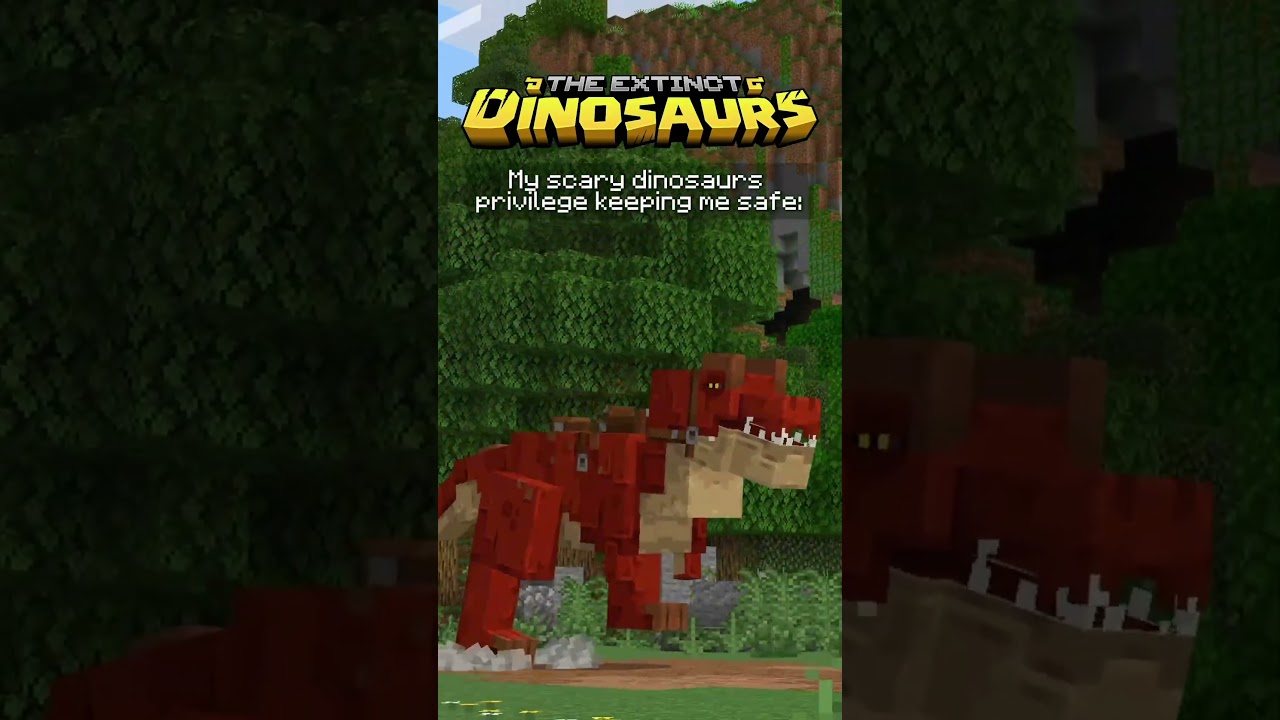 My Dinosaur Privilege in Minecraft 🦖