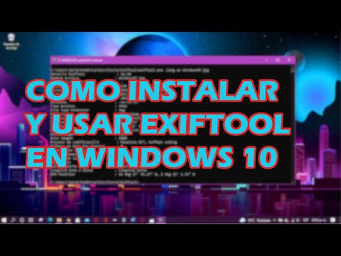 Como Instalar Y Utilizar Exiftool En Windows 10