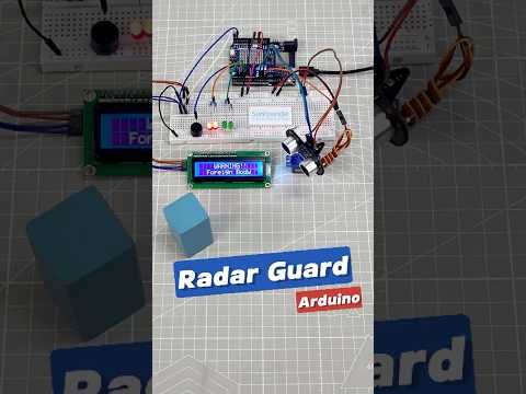 How to Make a Motion-Tracking Radar with Arduino π #arduino #arduinoproject