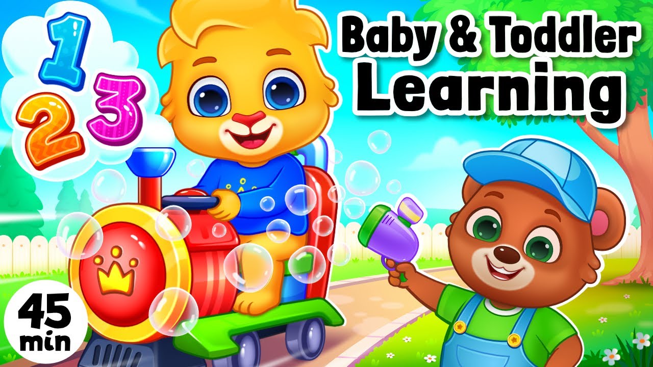 Fun Toddler Learning Video: Numbers, Colors & ABC Song with Lucas & Friends πΆ