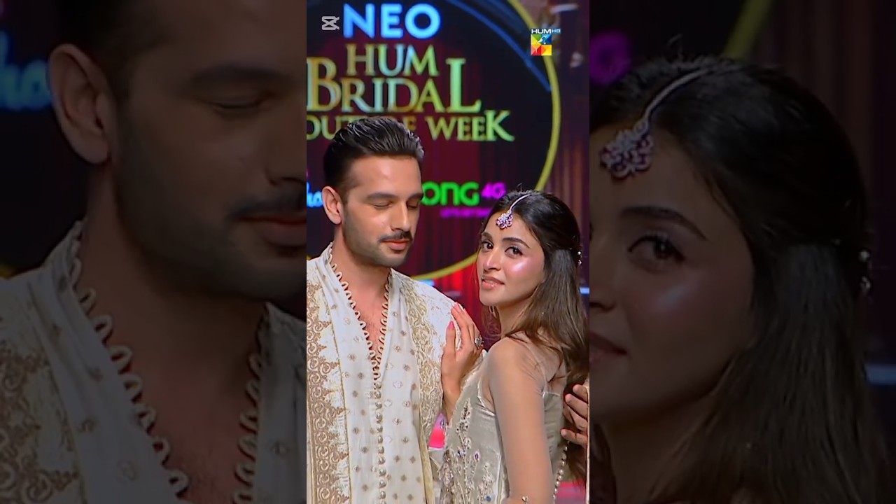 Pakistani Actress Couple's Stunning Bridal Ramp Walk π