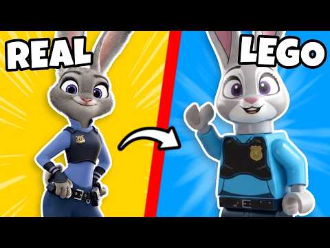 LEGO Zootopia Characters Built by Me 🧱