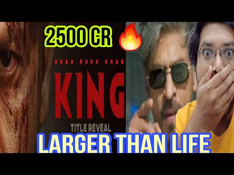 KING TEASER REVIEW | KING TEASER REACTION | SRK FIRST LOOK REACTION KING TITLE REVEAL ANNOUNCEMENT