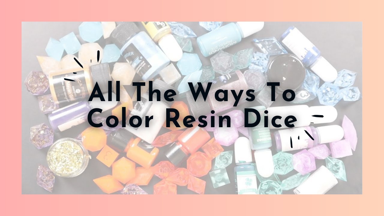 Ultimate Guide to Resin Colorants for Vibrant Custom Dice 🎲