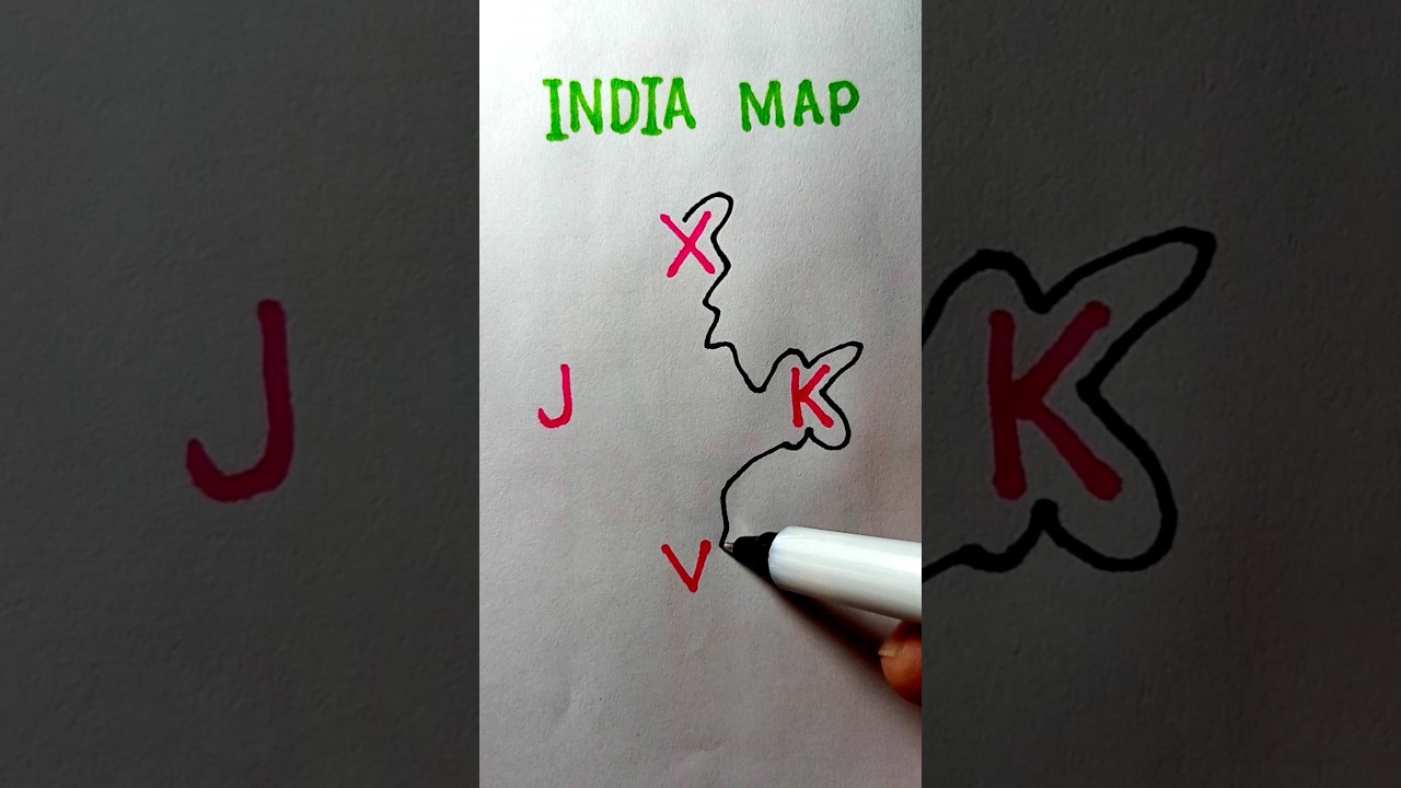 India Map Overview 🗾 #Shorts