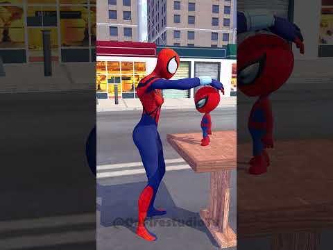 Spiderman Song (Funny Animation) with Batman and Hulk #shorts #comedy #animation #funnyvideos