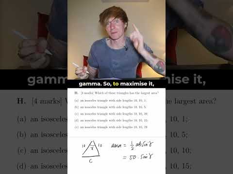 Oxford University Maths Admissions Test 2023 Question 8