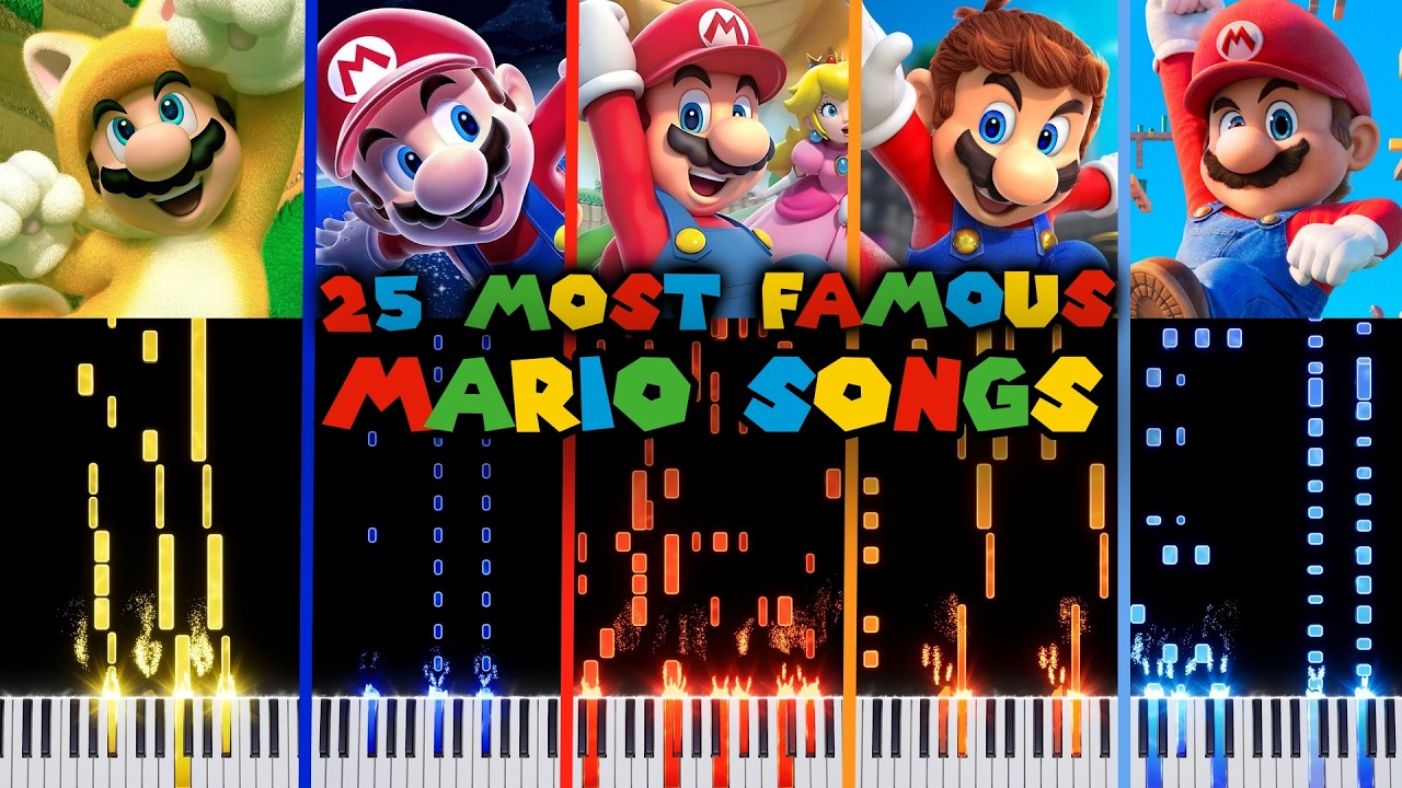 Top 25 Iconic Mario Songs 🎶