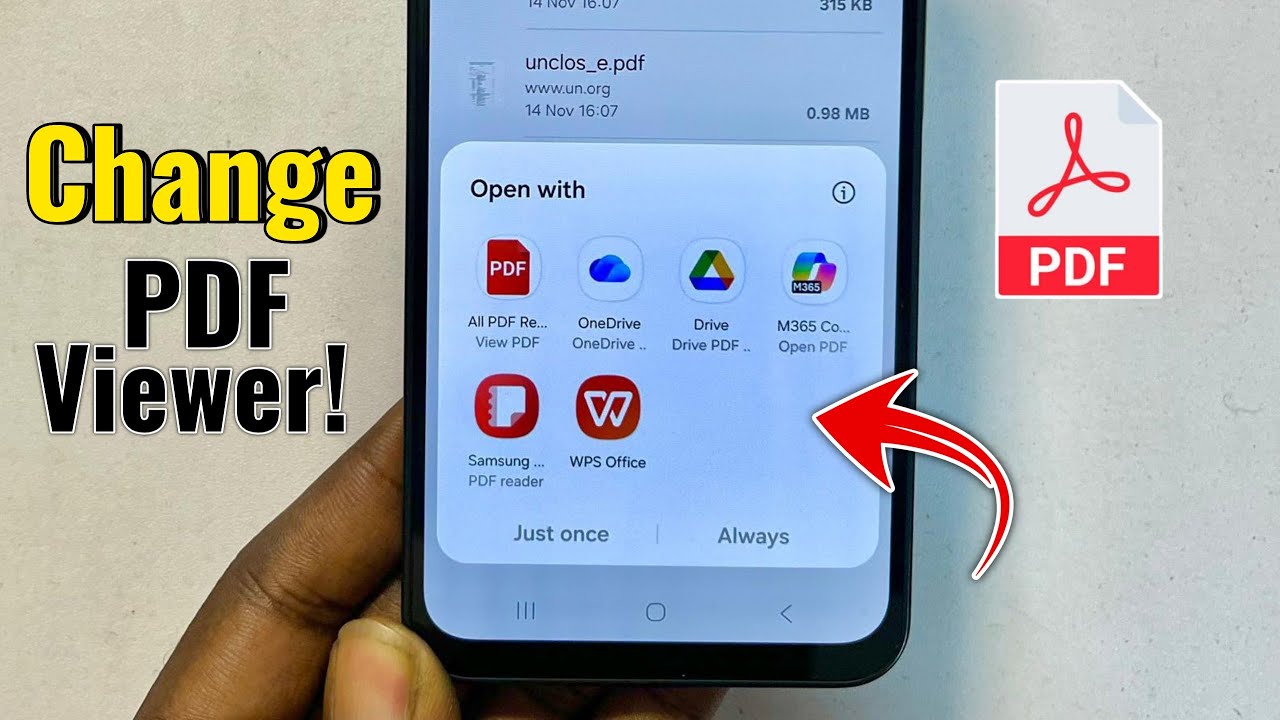How to Change Default PDF Viewer on Any Android! 