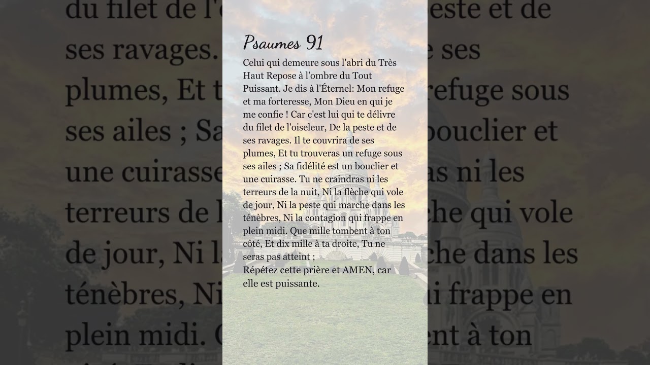 Psaume 91 :