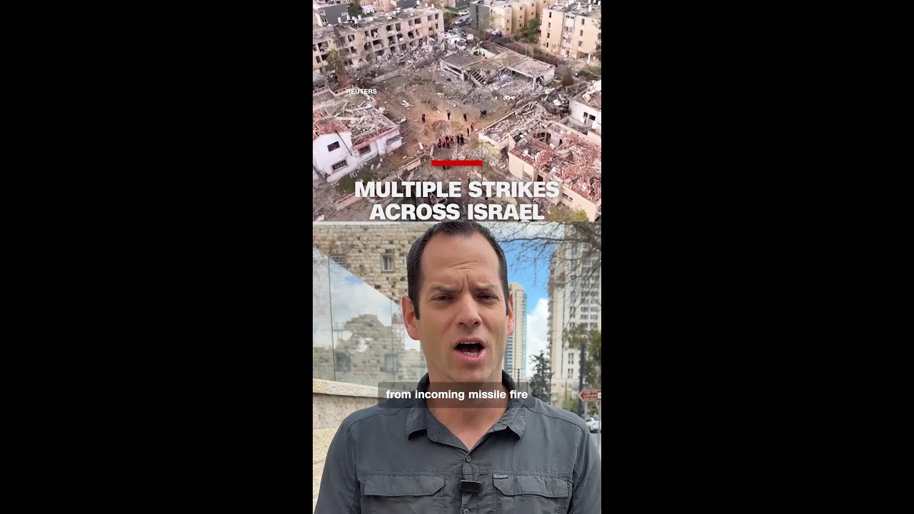 Iranian Missiles Hit Tel Aviv & Southern Israel