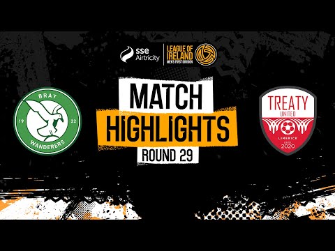 SSE Airtricity Men's First Division Round 29 | Bray Wanderers 5-0 Treaty United | Highlights
