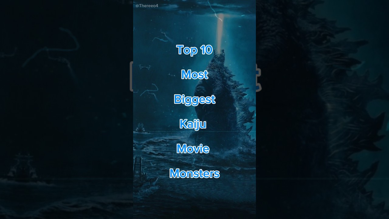 Top 10 Largest Kaiju Movie Monsters 👹