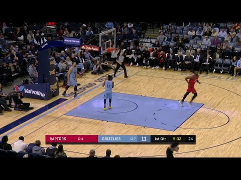 1st Quarter, One Box Video: Memphis Grizzlies vs. Toronto Raptors