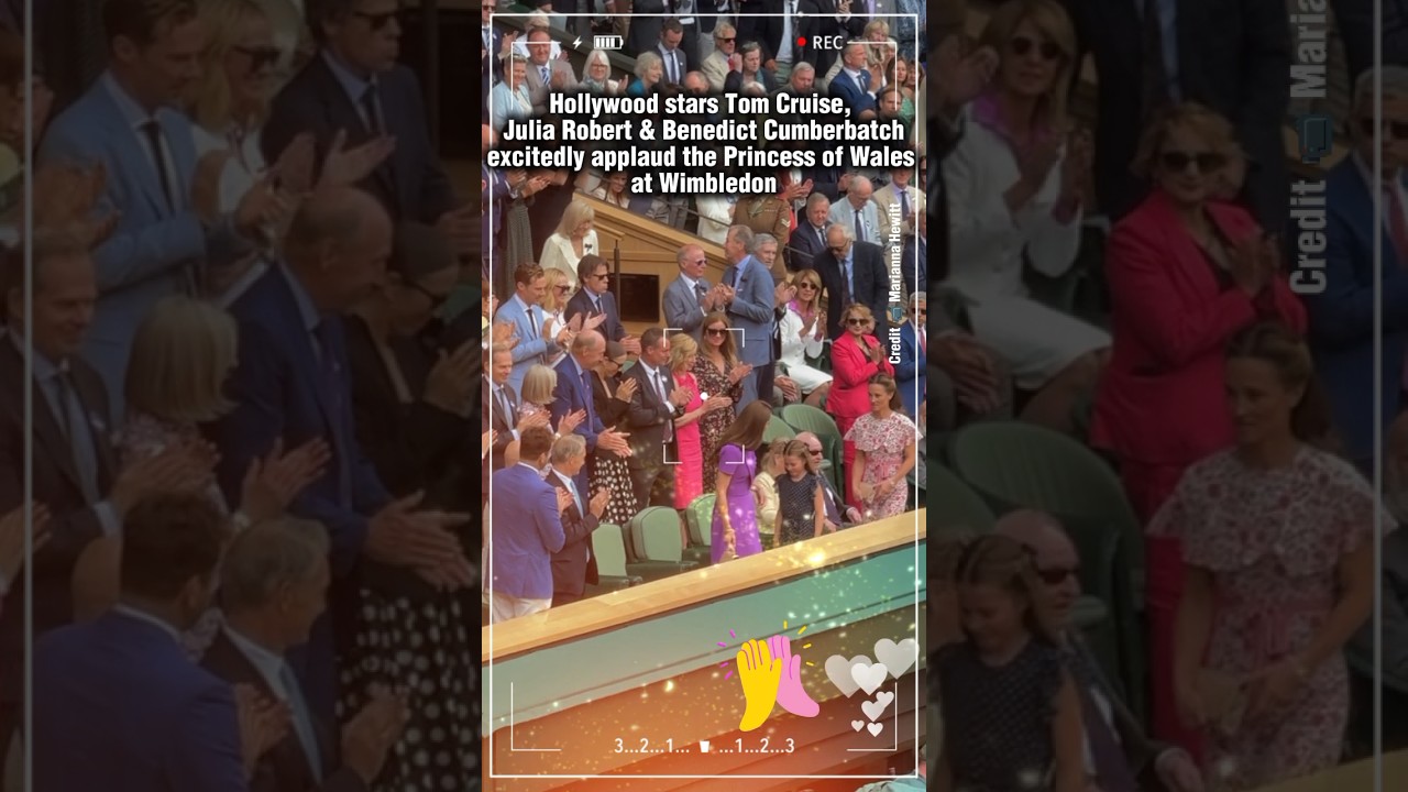 Hollywood Stars Applaud Princess of Wales at Wimbledon 🎾