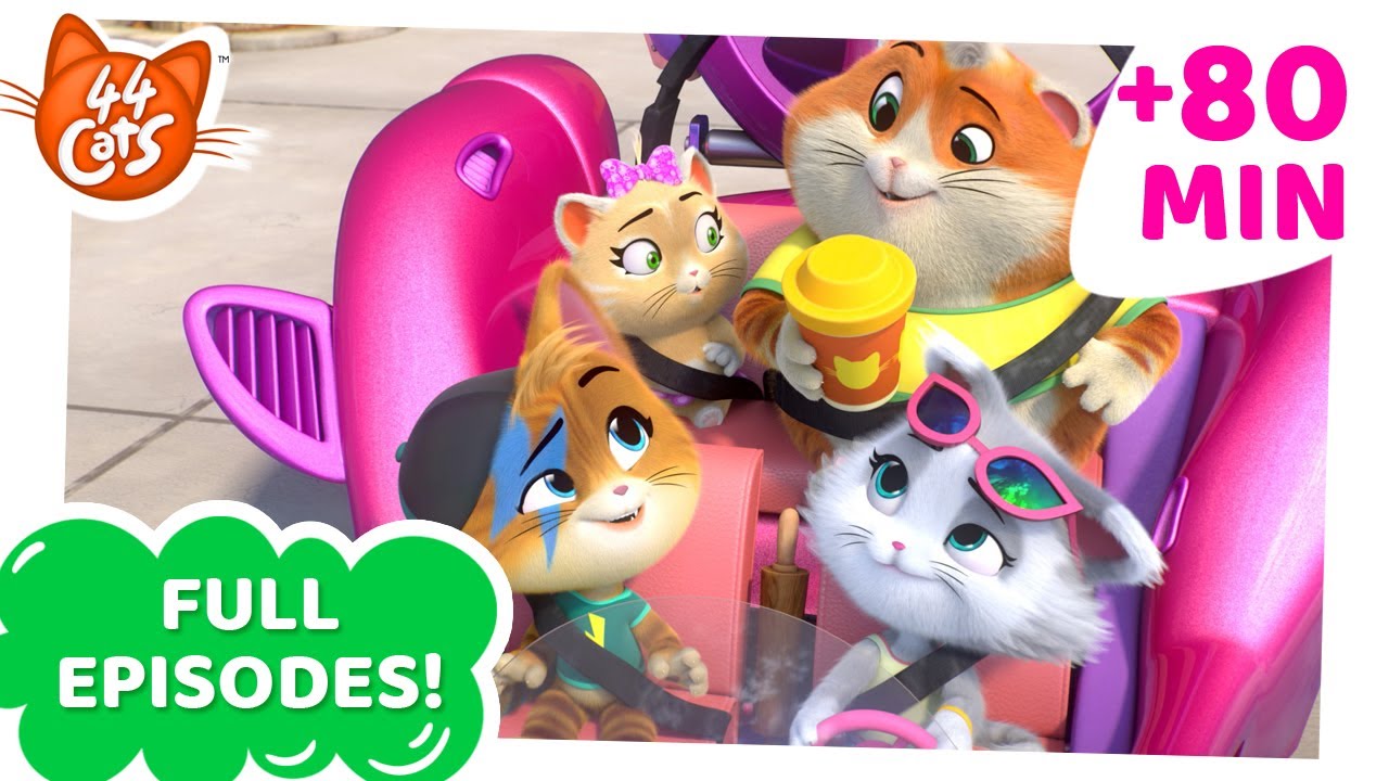 44 Cats: 80 Minutes of Full Episodes 🐱
