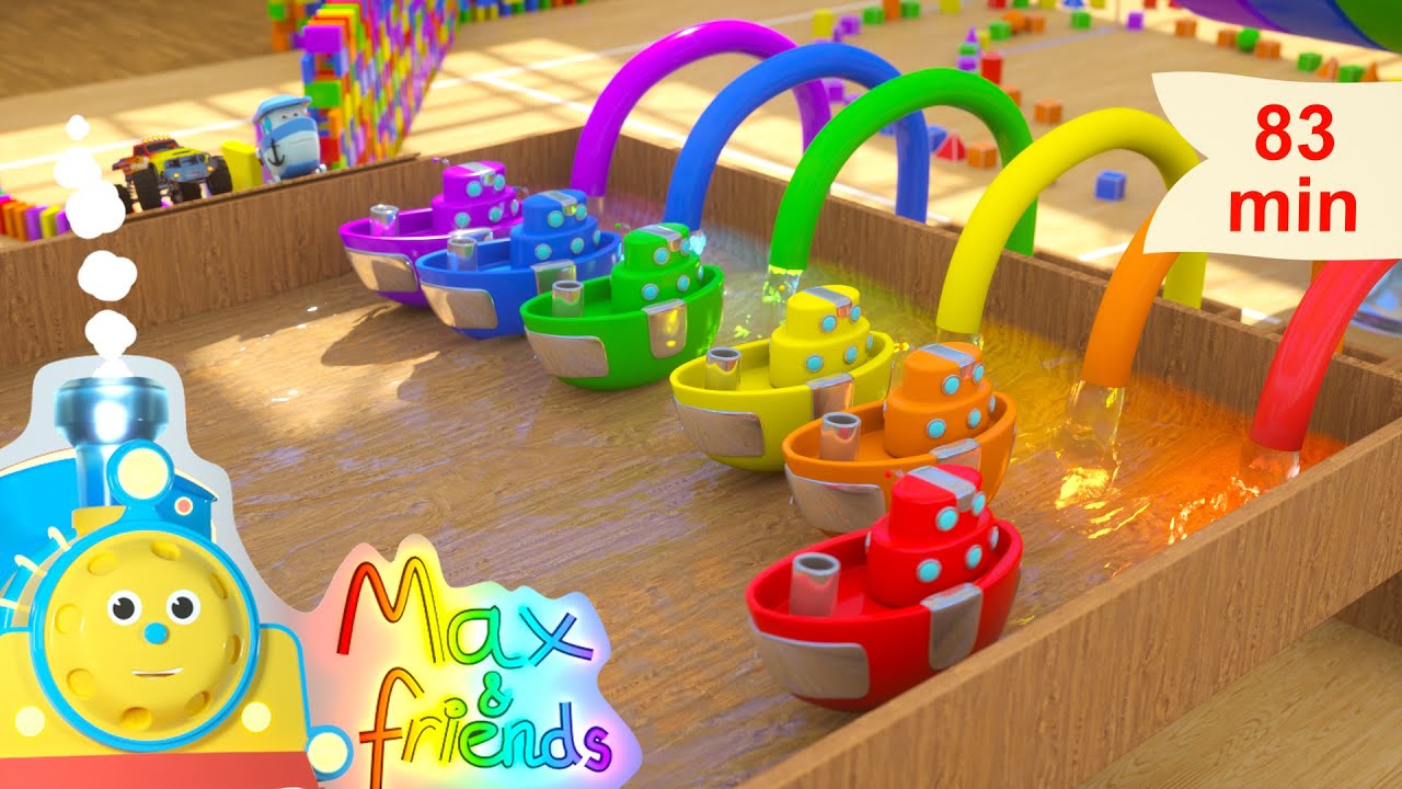 Fun Educational Cartoons with Max & Friends: Letters, Physics & Recycling 🚆