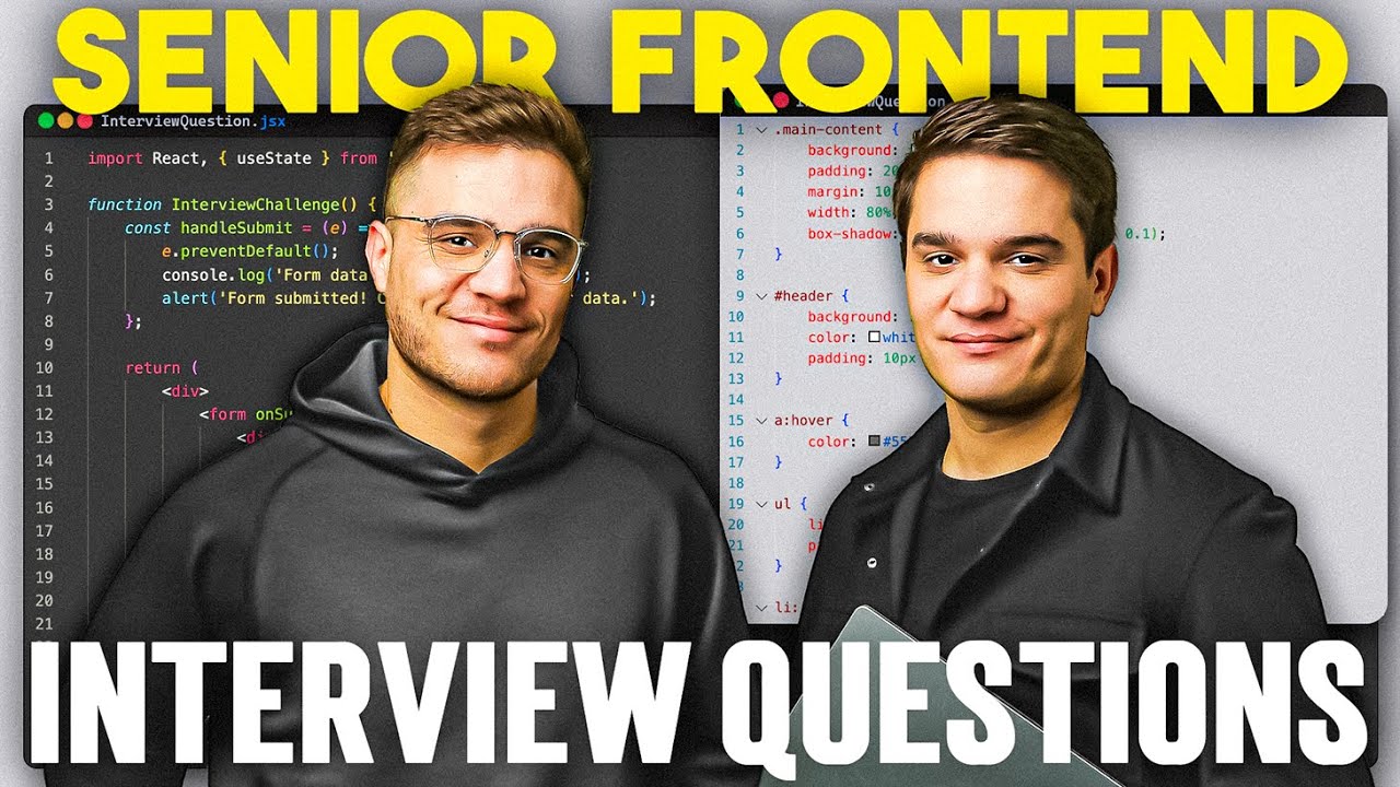 Frontend Mid/Senior JavaScript Interview Questions 🎯