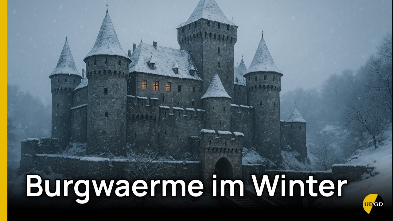 Mittelalterliche Burgen im Winter ❄️