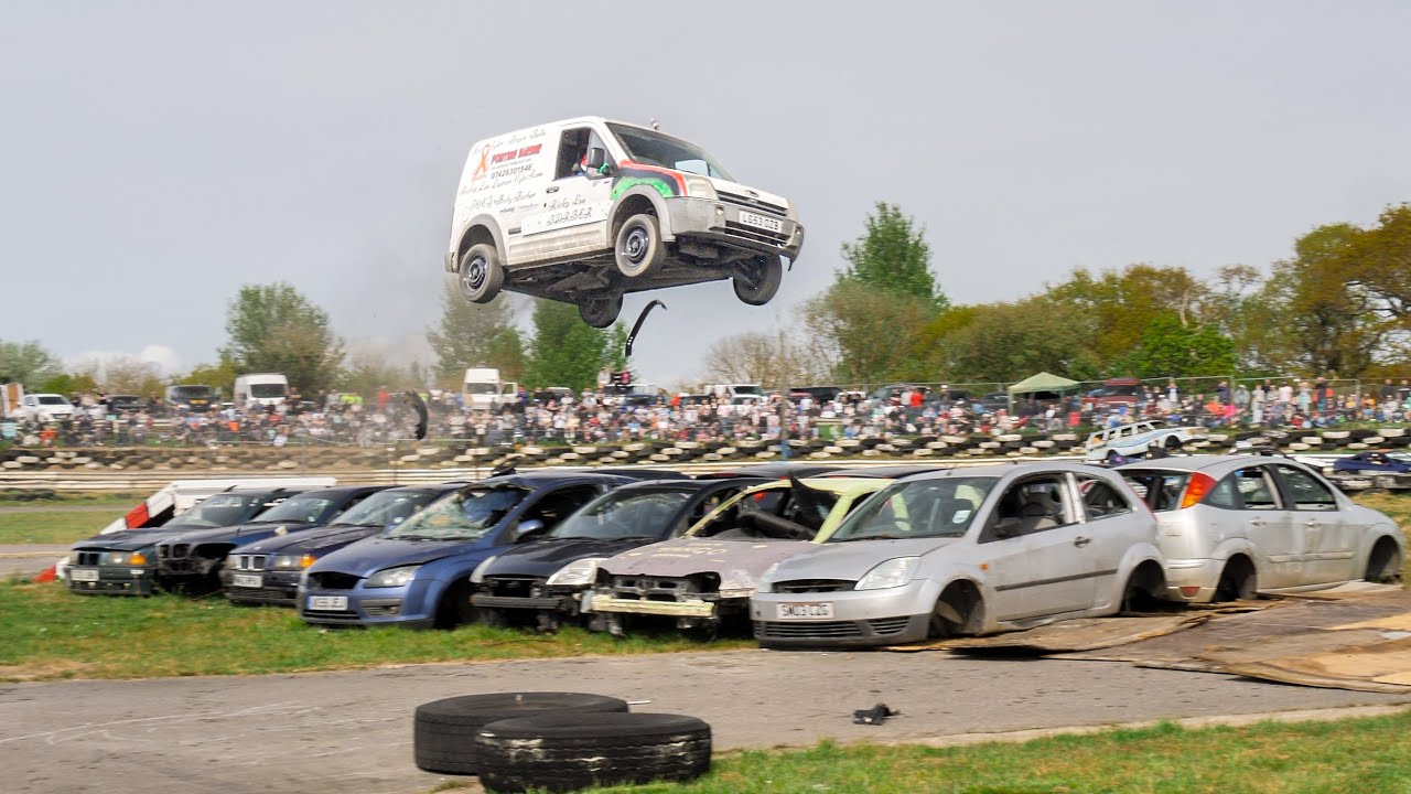 Exciting Car Jumping & Ramp Competition at Angmering Raceway 🚗💥 | April 2022 Event Highlights